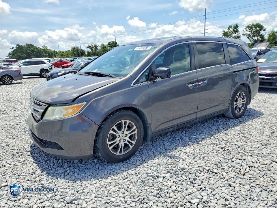 2013 HONDA ODYSSEY EXL – Lot 57291686 auction photo