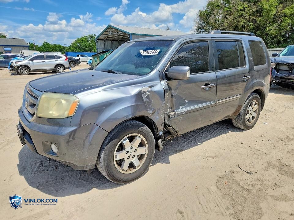 2010 HONDA PILOT TOURING – Lot 57298566 auction photo