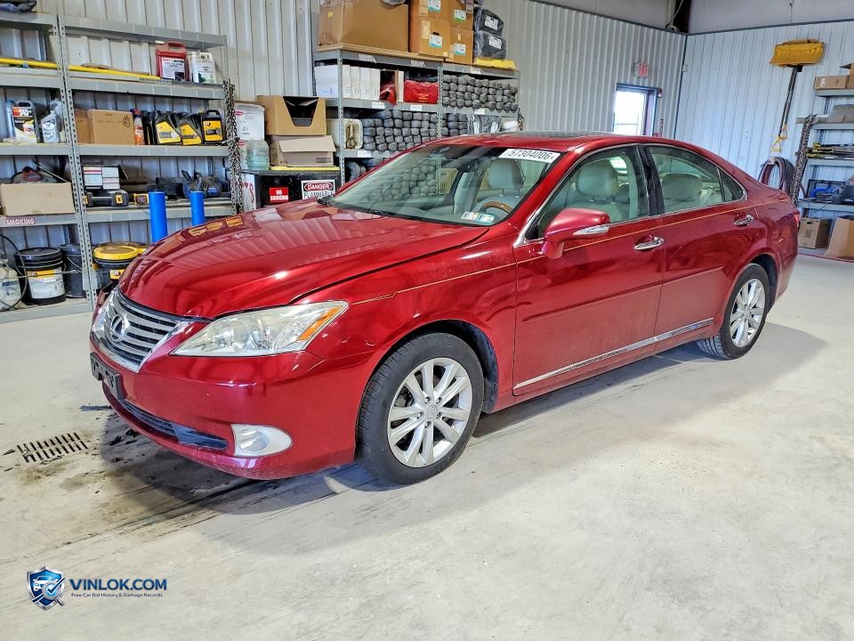 2011 LEXUS ES 350 – Lot 57304006 auction photo