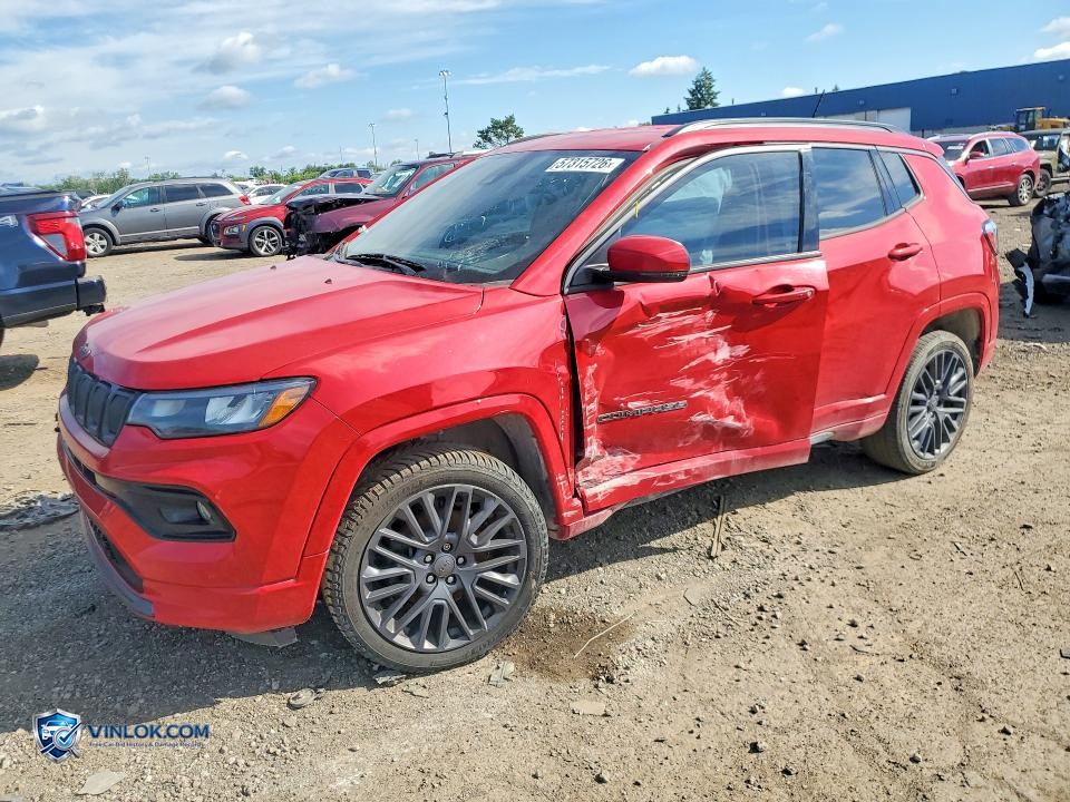 2022 JEEP COMPASS LIMITED – Lot 57315726 auction photo