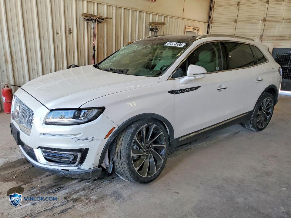 2019 LINCOLN NAUTILUS RESERVE – Lot 57324566 auction photo