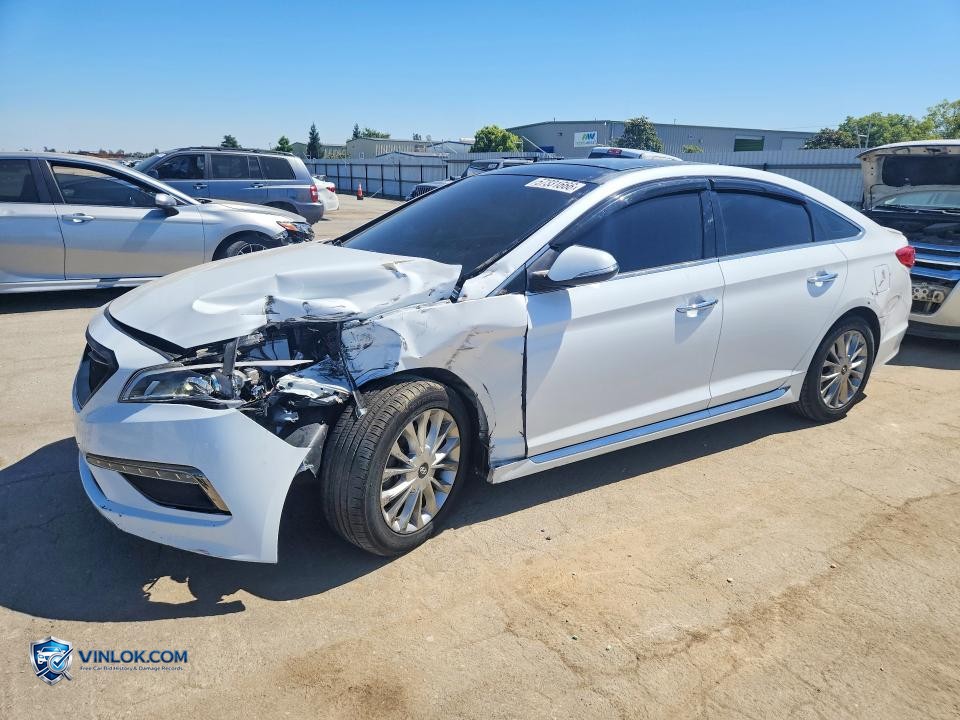2015 HYUNDAI SONATA LIMITED – Lot 57331666 auction photo