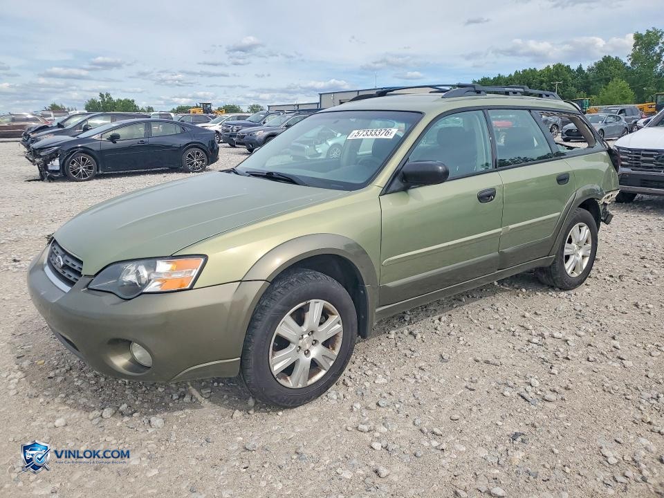 2005 SUBARU LEGACY OUTBACK 2.5I – Lot 57333376 auction photo
