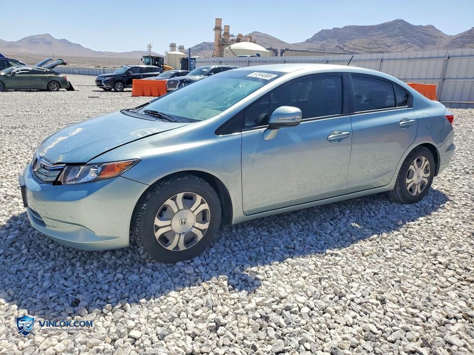 2012 HONDA CIVIC HYBRID L – Lot 57344806 auction photo