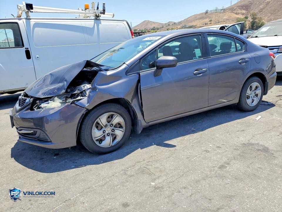 2014 HONDA CIVIC LX – Lot 57345386 auction photo
