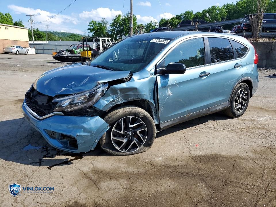 2016 HONDA CR-V SE – Lot 57345426 auction photo