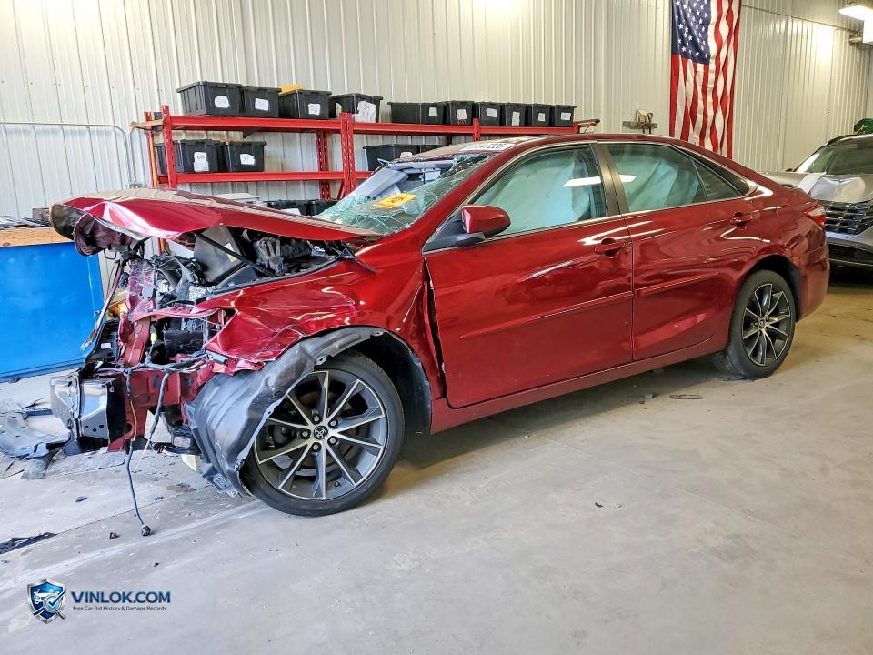 2016 TOYOTA CAMRY XSE – Lot 57347226 auction photo