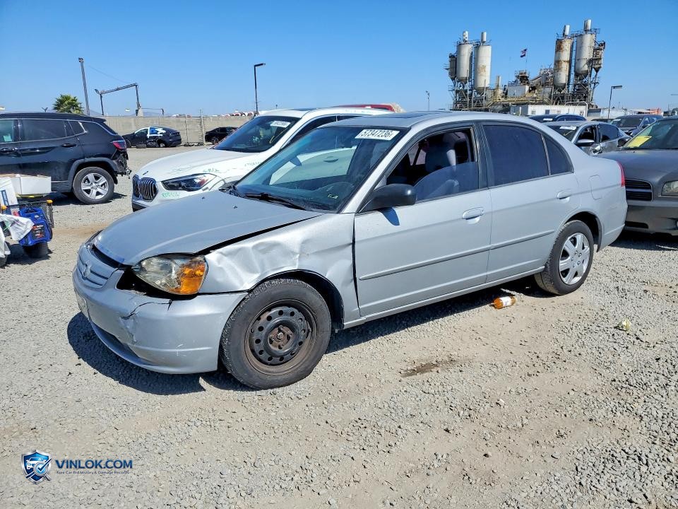 2003 HONDA CIVIC EX – Lot 57347236 auction photo