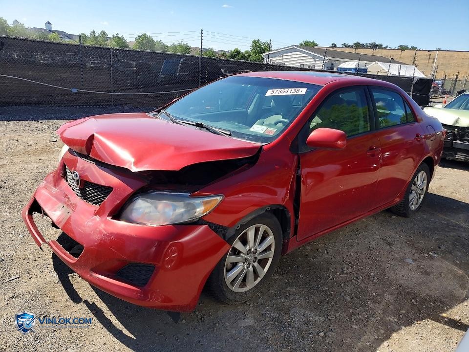 2009 TOYOTA COROLLA BASE – Lot 57354136 auction photo