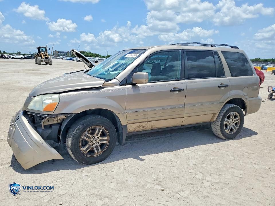 2004 HONDA PILOT EXL – Lot 57356756 auction photo