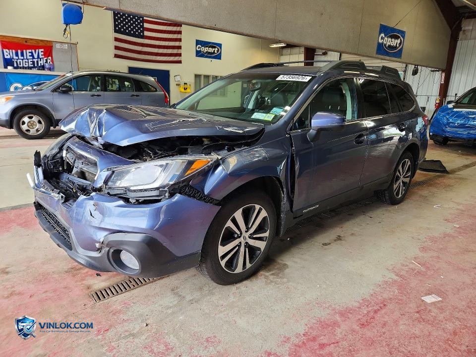 2018 SUBARU OUTBACK 2.5I LIMITED – Lot 57356926 auction photo