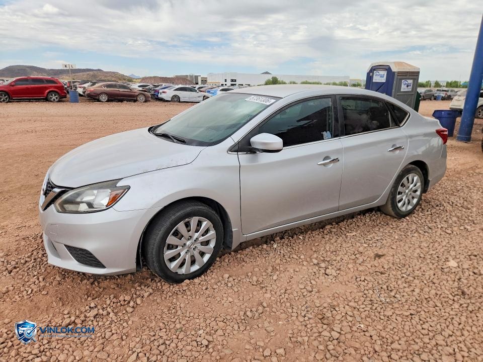 2017 NISSAN SENTRA SV – Lot 57361306 auction photo