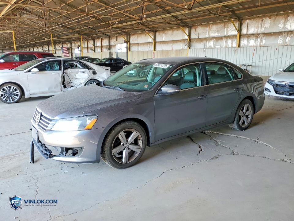 2012 VOLKSWAGEN PASSAT SE – Lot 57361726 auction photo