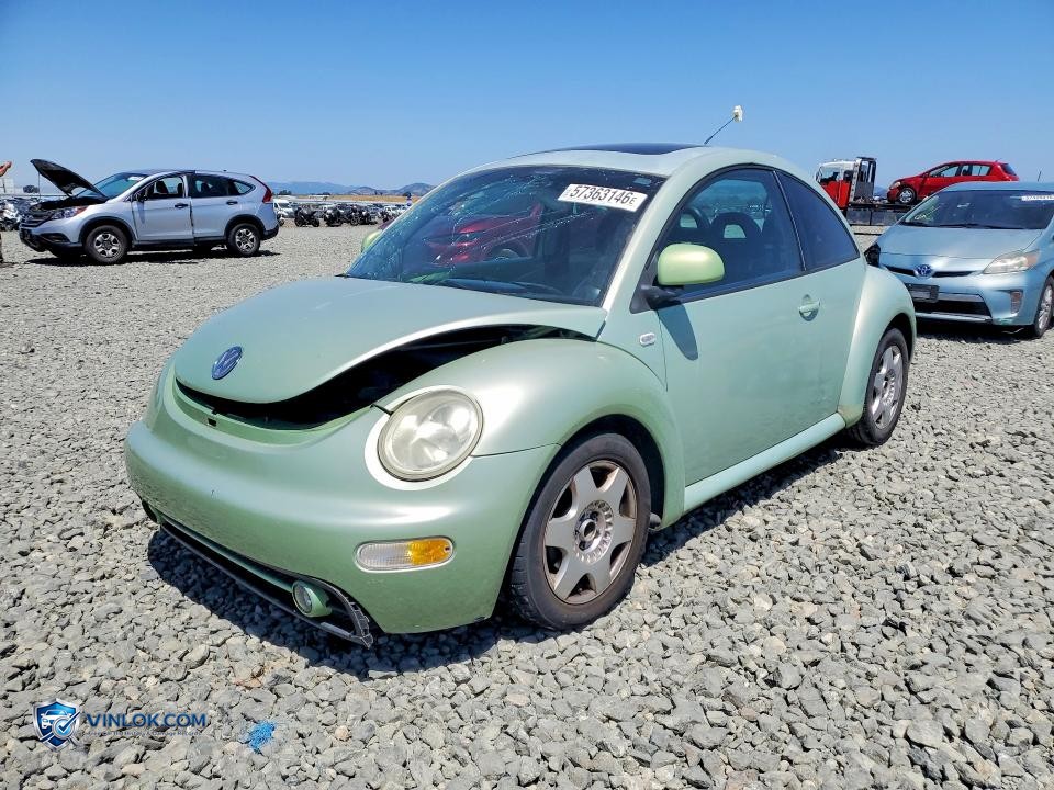 2000 VOLKSWAGEN NEW BEETLE GLS – Lot 57363146 auction photo