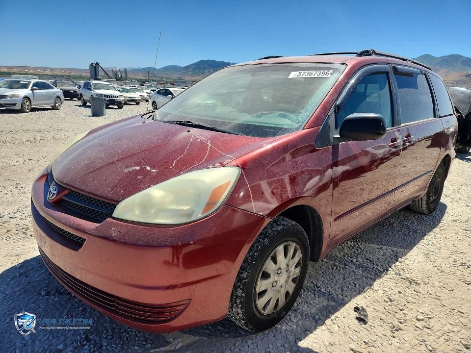 2005 TOYOTA SIENNA LE 7 PASSENGER – Lot 57367396 auction photo