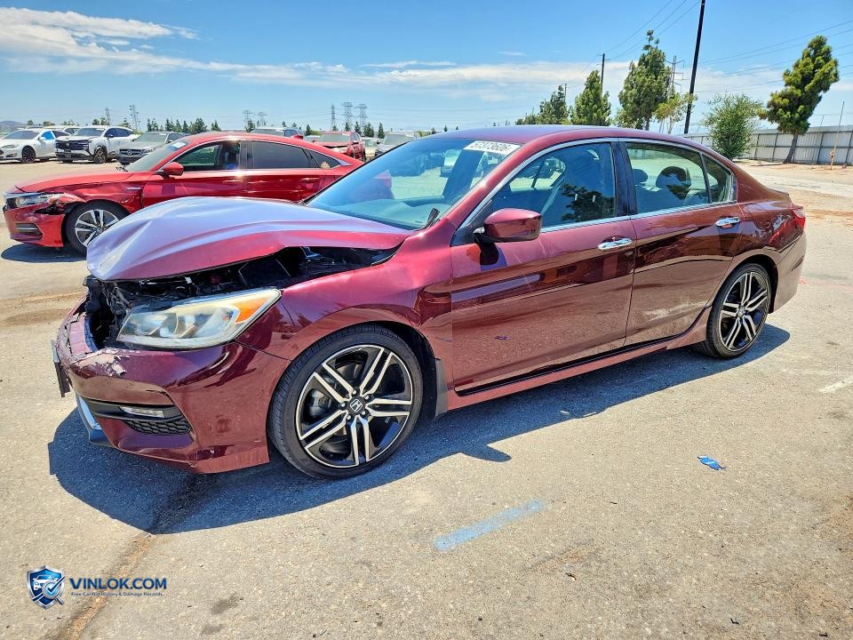 2017 HONDA ACCORD – Lot 57373606 auction photo
