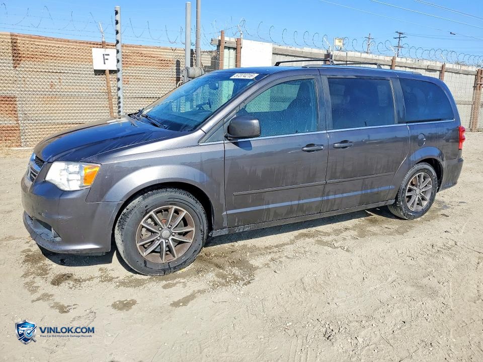 2017 DODGE GRAND CARAVAN SXT – Lot 57374216 auction photo
