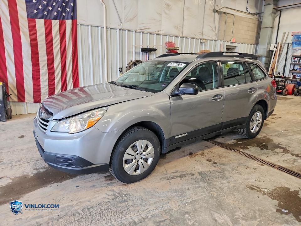 2011 SUBARU OUTBACK 2.5I – Lot 57376886 auction photo