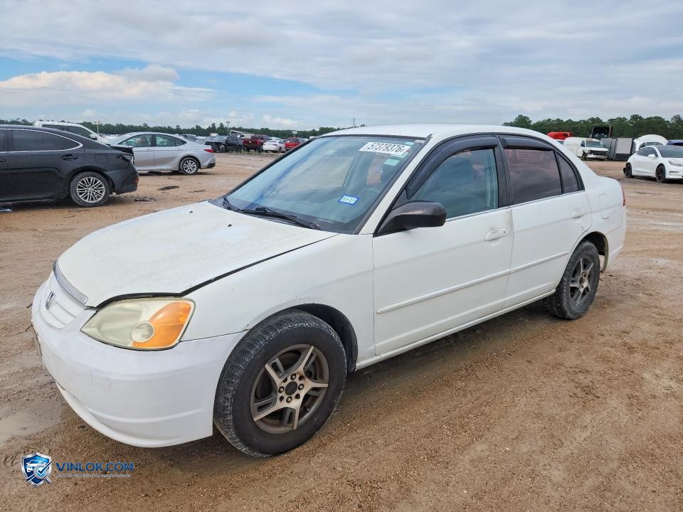 2002 HONDA CIVIC LX – Lot 57379376 auction photo