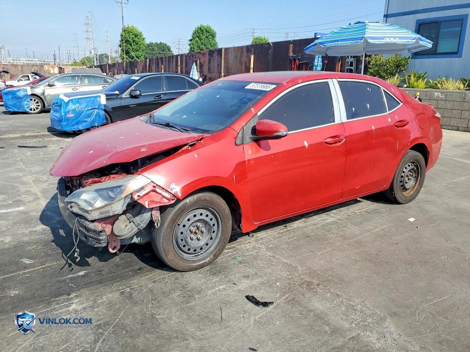 2016 TOYOTA COROLLA S PREMIUM – Lot 57379986 auction photo