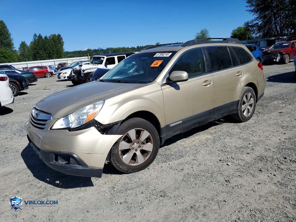 2010 SUBARU OUTBACK 2.5I PREMIUM – Lot 57380216 auction photo