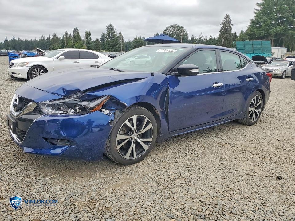 2017 NISSAN MAXIMA 3.5 SV – Lot 57381126 auction photo