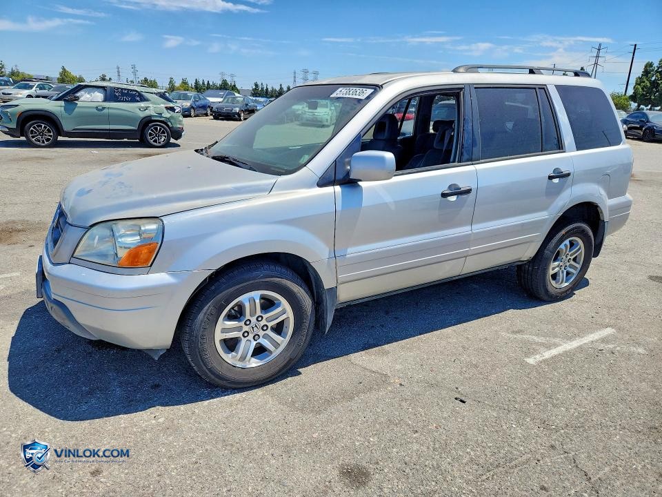 2005 HONDA PILOT EXL – Lot 57383636 auction photo