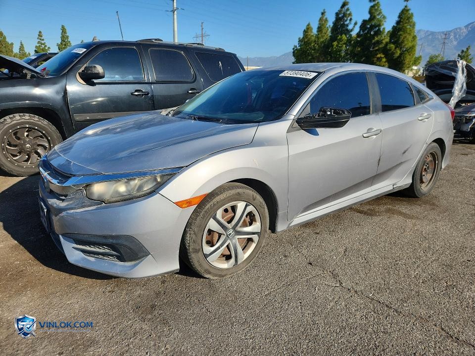 2017 HONDA CIVIC LX – Lot 57390406 auction photo
