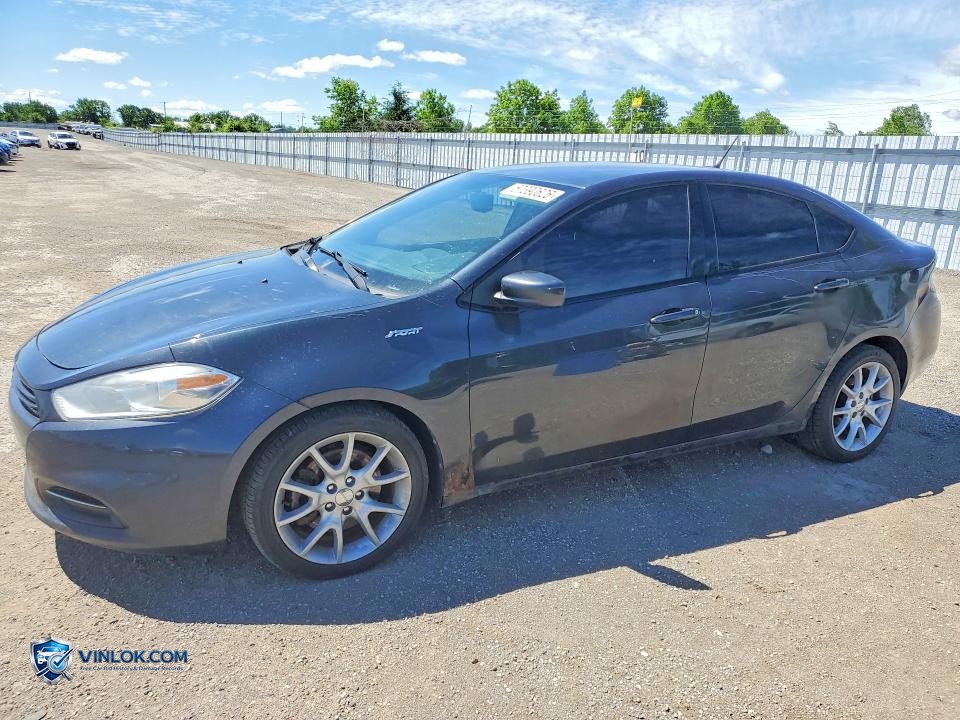 2013 DODGE DART SXT – Lot 57390626 auction photo