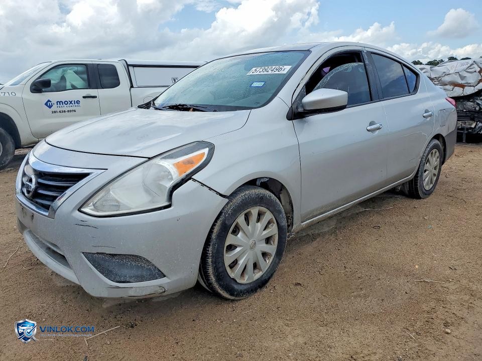 2017 NISSAN VERSA 1.8 SL – Lot 57392496 auction photo