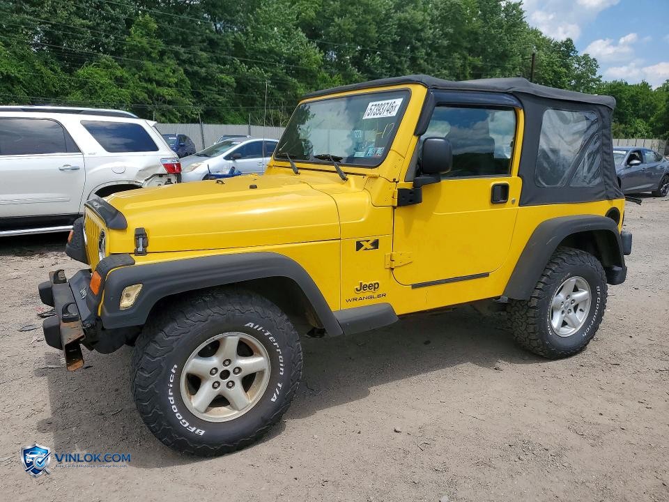 2004 JEEP WRANGLER X – Lot 57393746 auction photo
