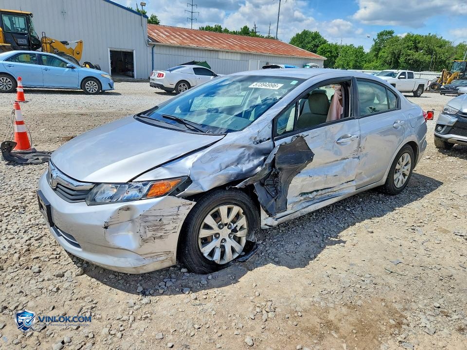 2012 HONDA CIVIC LX – Lot 57394996 auction photo