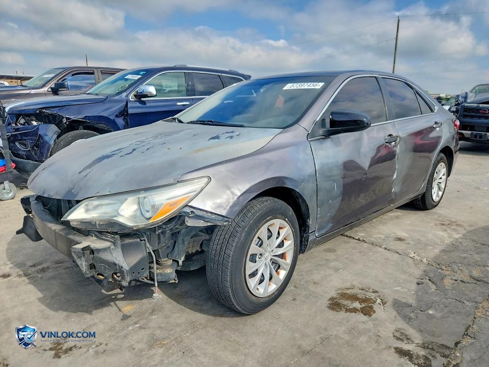 2017 TOYOTA CAMRY LE – Lot 57397456 auction photo