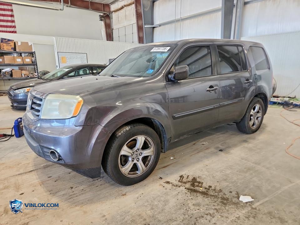 2014 HONDA PILOT EXL – Lot 57397736 auction photo