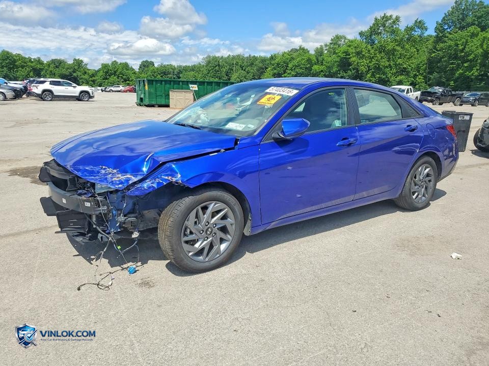 2024 HYUNDAI ELANTRA SEL – Lot 57403416 auction photo