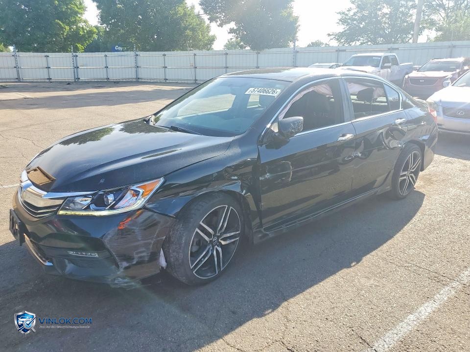 2016 HONDA ACCORD SPORT – Lot 57406626 auction photo
