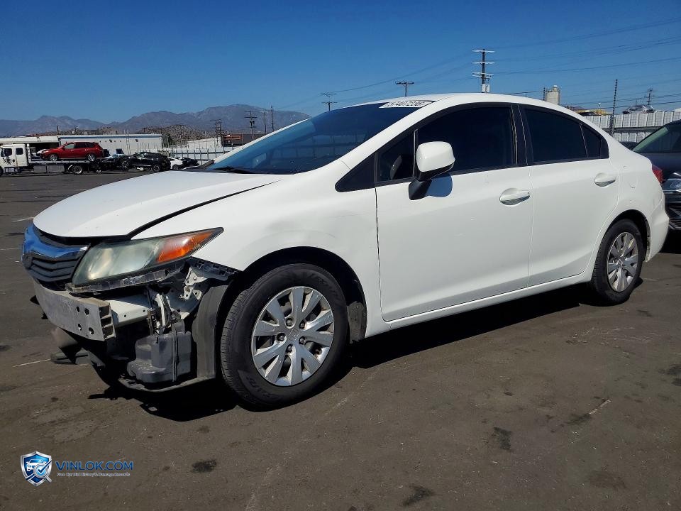 2012 HONDA CIVIC LX – Lot 57407236 auction photo
