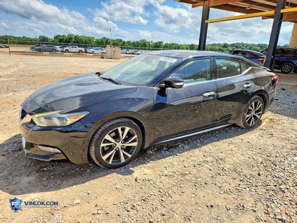2016 NISSAN MAXIMA PLATINUM – Lot 57408016 auction photo