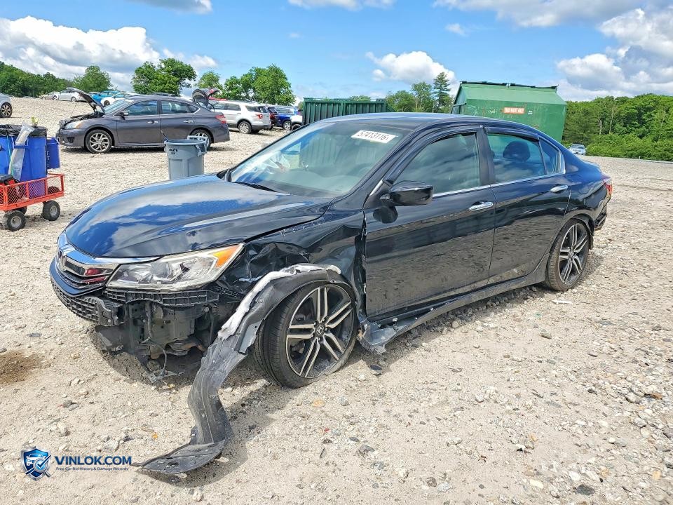 2016 HONDA ACCORD SPORT – Lot 57413116 auction photo