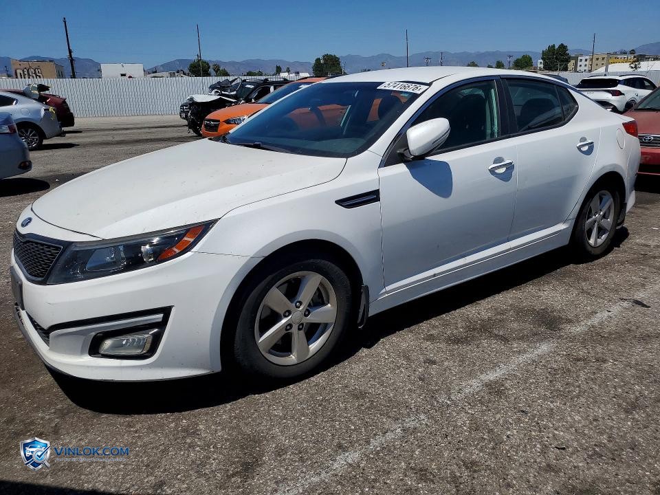 2015 KIA OPTIMA LX – Lot 57416676 auction photo