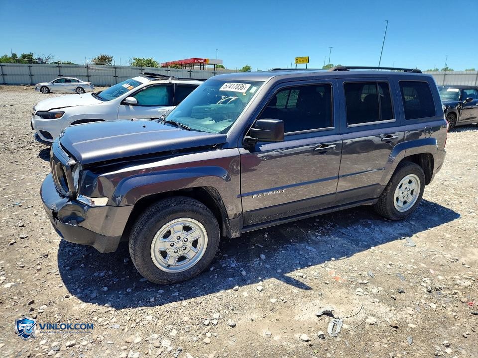 2016 JEEP PATRIOT SPORT – Lot 57417036 auction photo