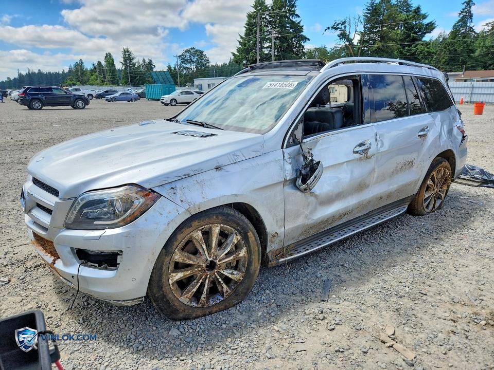 2013 MERCEDES-BENZ GL 450 4MATIC – Lot 57418506 auction photo