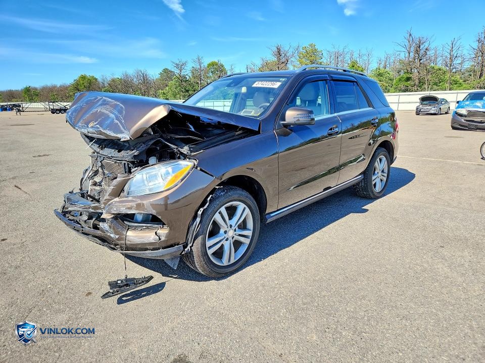 2015 MERCEDES-BENZ ML 350 4MATIC – Lot 57422296 auction photo