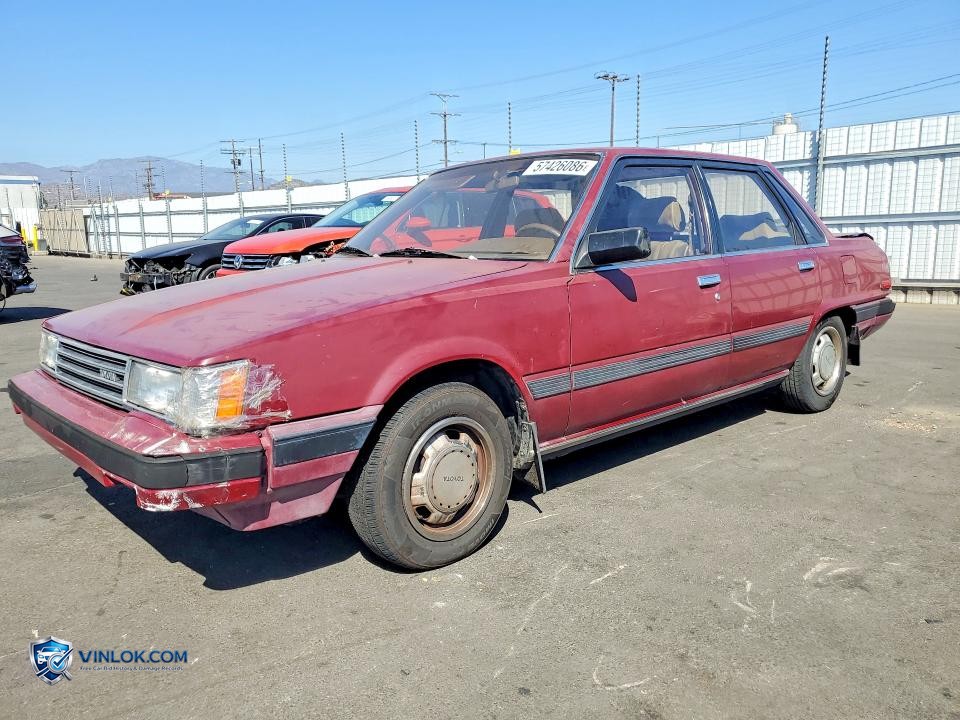 1986 TOYOTA CAMRY LE – Lot 57426086 auction photo