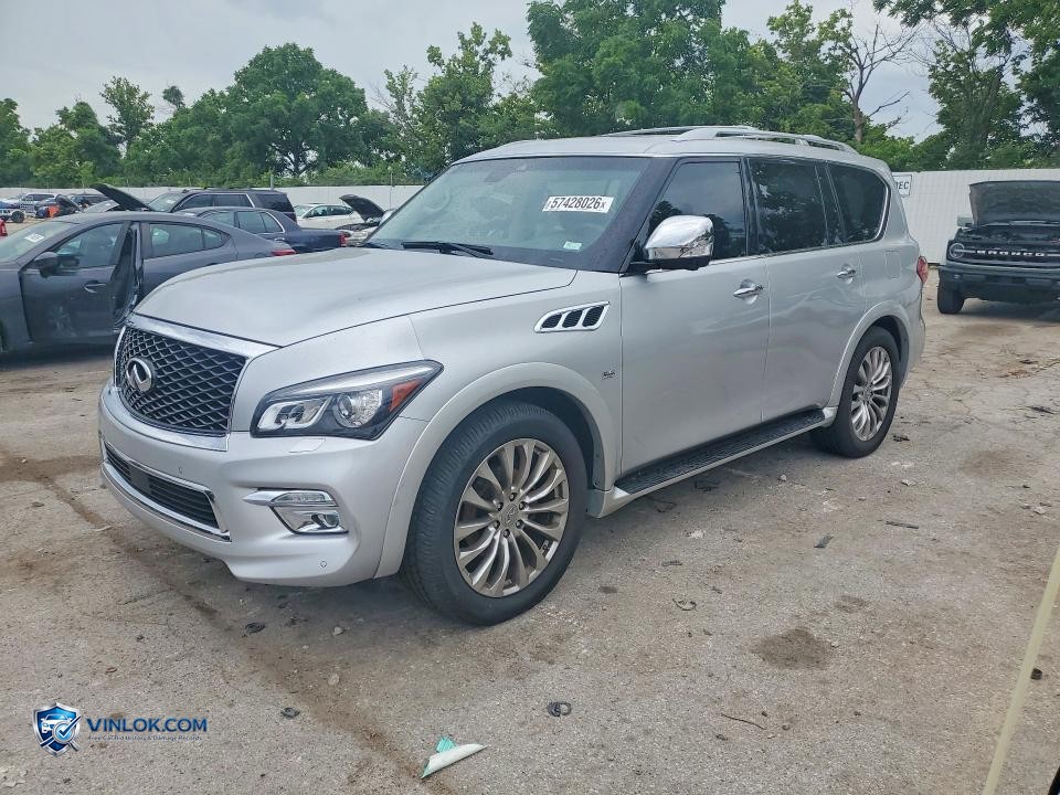 2017 INFINITI QX80 BASE – Lot 57428026 auction photo