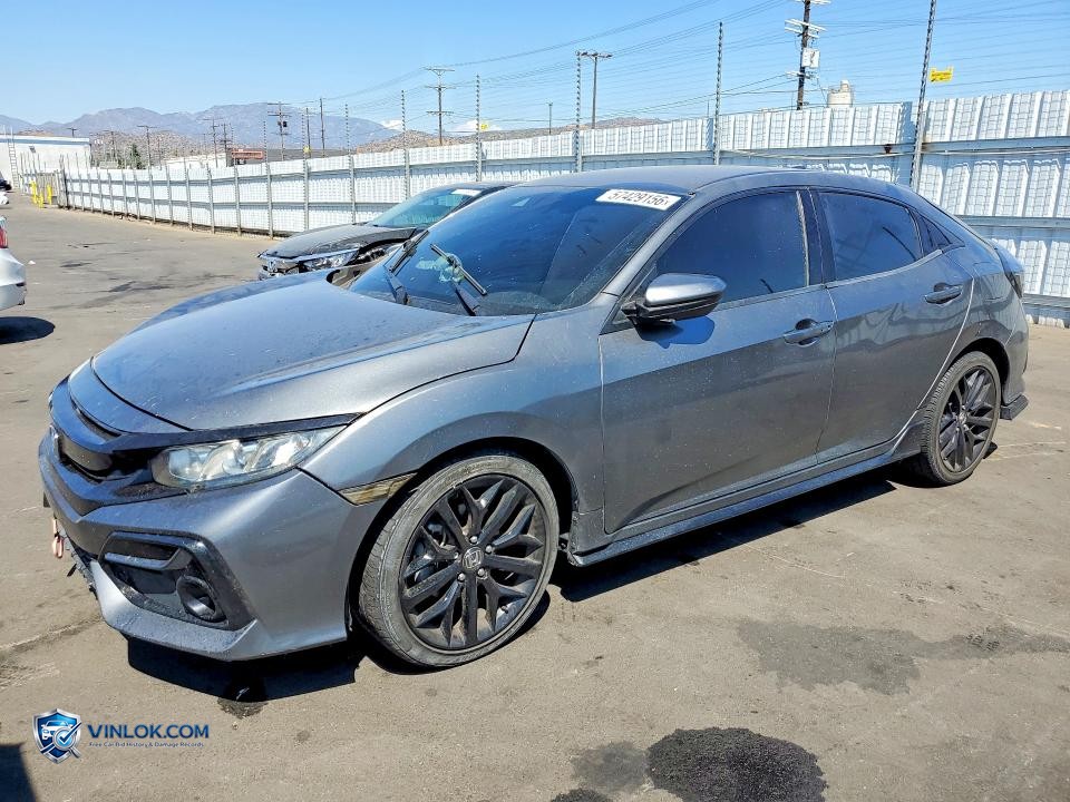 2021 HONDA CIVIC SPORT – Lot 57429156 auction photo