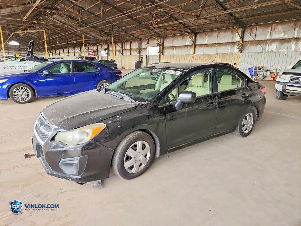 2013 SUBARU IMPREZA – Lot 57432386 auction photo