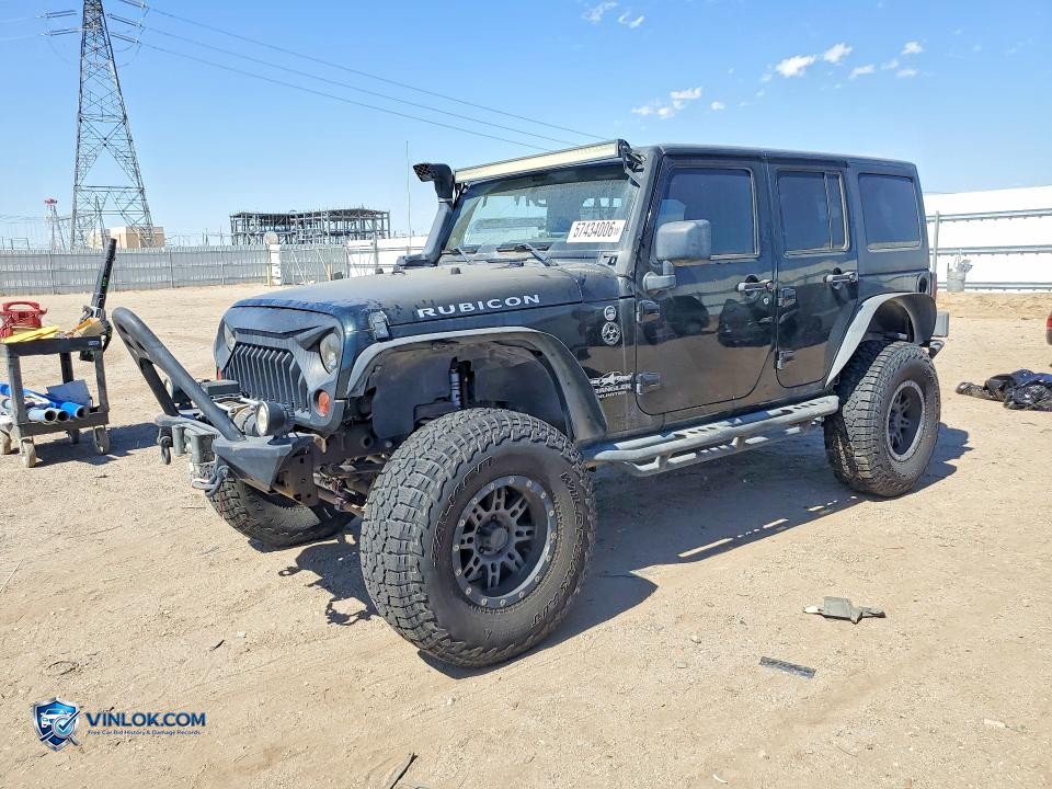 2012 JEEP WRANGLER UNLIMITED RUBICON – Lot 57434006 auction photo