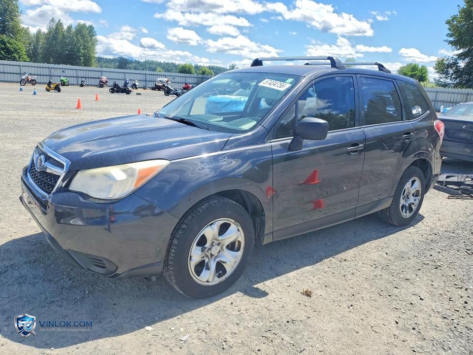 2014 SUBARU FORESTER 2.5I – Lot 57434756 auction photo