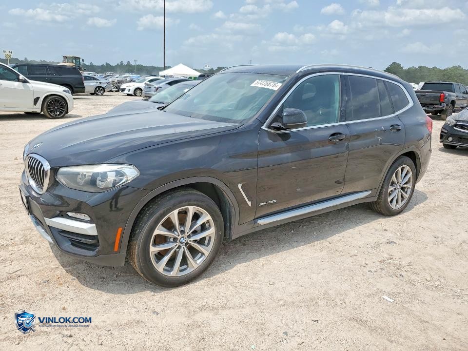 2018 BMW X3 XDRIVE30I – Lot 57435676 auction photo